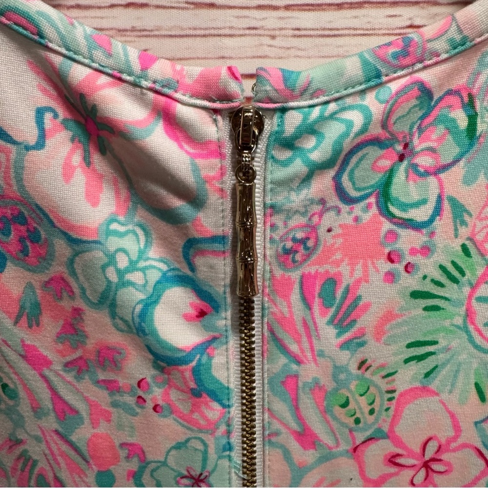 Lilly Pulitzer Kinsey Dress in Resort White Love Bug Sz XS - Picture 13 of 13
